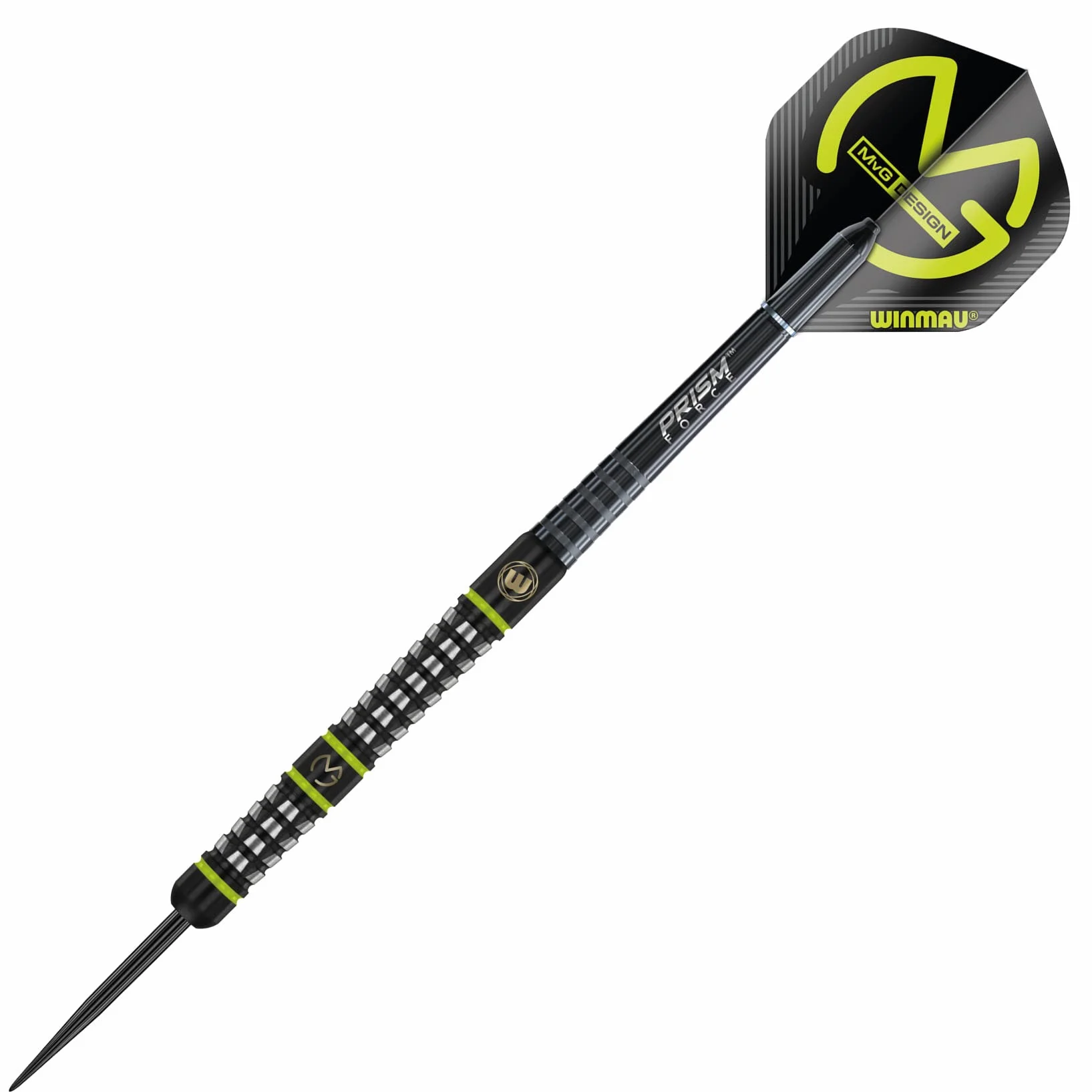 Winmau MvG Acclaim Fléchettes à Pointe en Acier tungstène 25 g avec ailettes et tiges