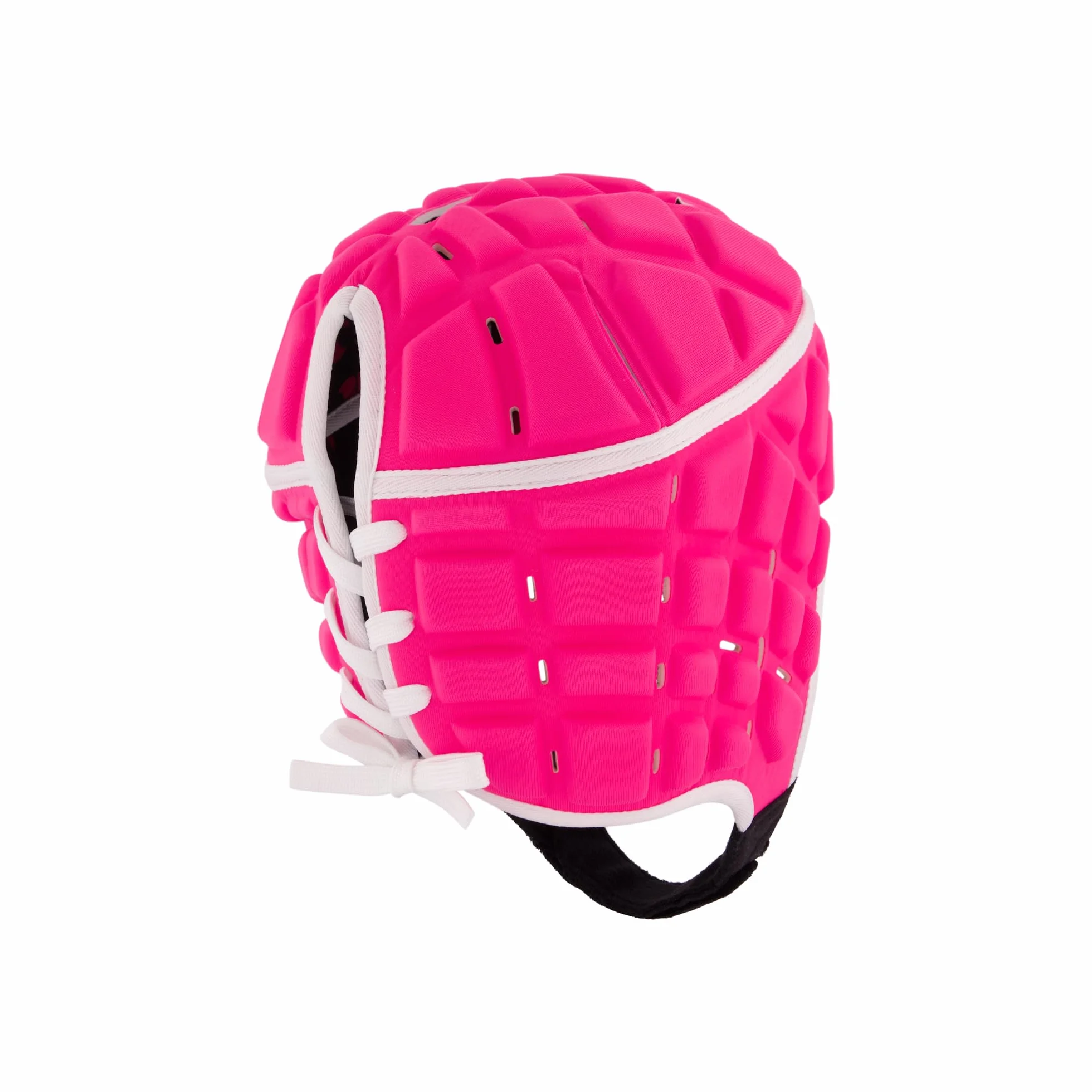 Canterbury Raze Casque de Protection Unisexe pour Adulte, Rose Fluo/Blanc, Taille M