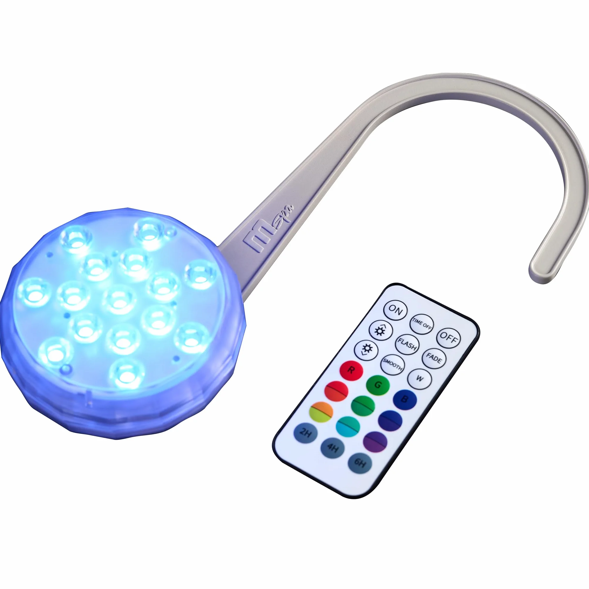 Miweba Mspa Éclairage sous-marin LED RGB IP68 16 couleurs 4 modes avec télécommande