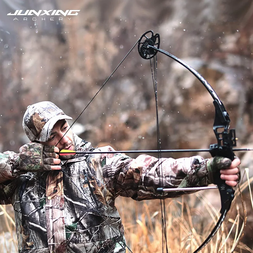 Kit Arc à Poulies pour Débutants Adulte 30-40 lbs Tir à l'arc Set Arc Compound Arc composé de Chasse Débutants Professionnel Arcs Compound Set Arc de Chasse Archery Compound Bow