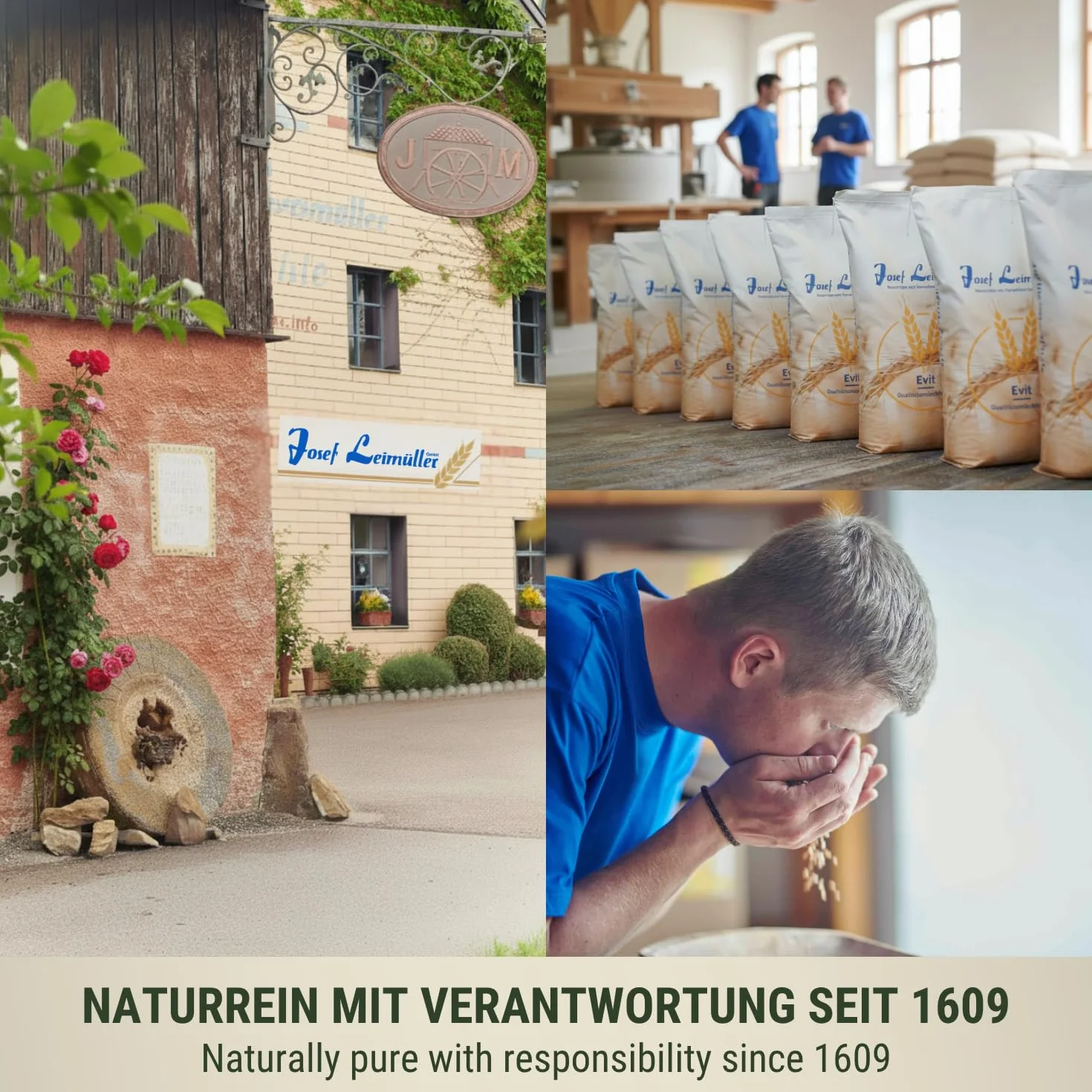 Leimüller Nourriture pour écureuils Premium 1 kg - Mélange avec Noisettes entières et vers de Farine