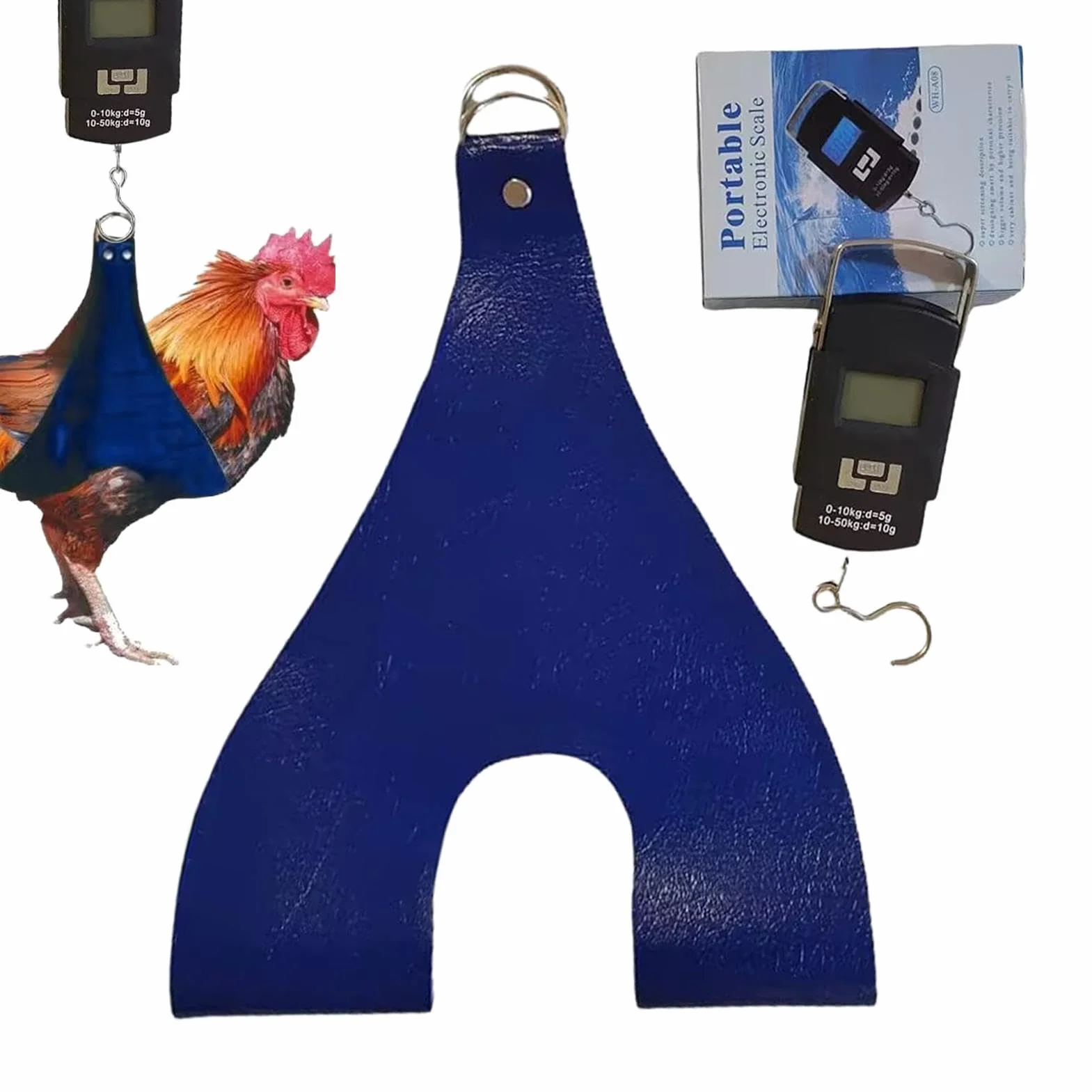 Balance électronique pour volaille Sac de pesée de poulet Élingue de support avec échelle de poids