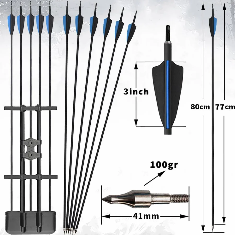 Ensemble Arc RecurveDémontable 56 Pouces 30 40 lbs Arc Recurve Ensemble de tir à l'arc Arc Recurve pour Adultes Kit Complet de Tir à l'arc avec Flèches Arc Recurve de Chasse