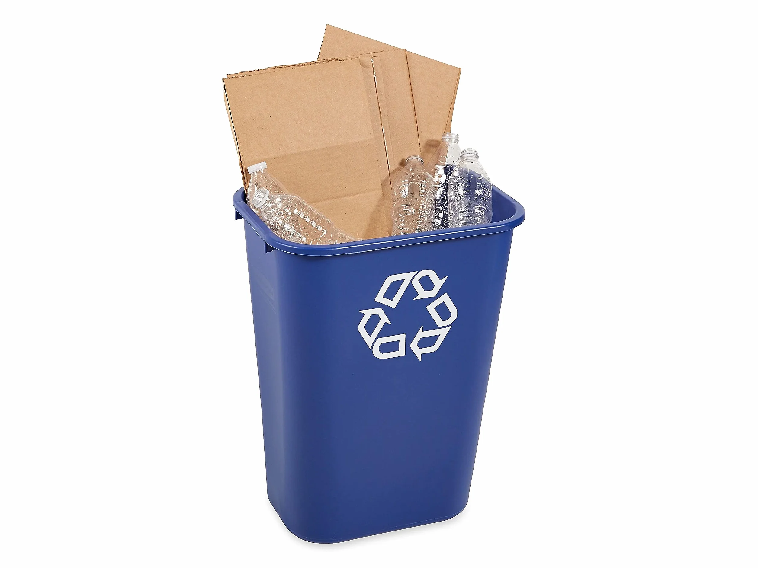 Rubbermaid Commercial Products Couvercle en Polypropylène Untouchable pour Poubelle de Taille Moyenne, Noir, Paquet de 6