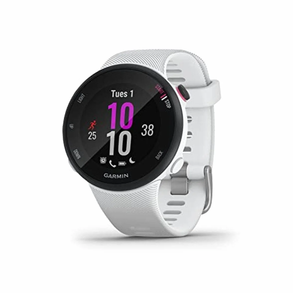 Garmin Forerunner 45 Montre de Course à Pied Blanche Small