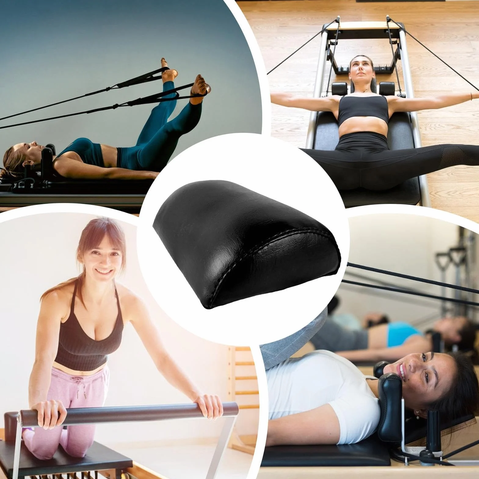 Oreiller de Tête pour Pilates,Oreiller de Sport pour Salle de Sport Maison - Équipement d'Entraînement Ergonomique - Utilisable sur Tapis de Yoga ou au Sol