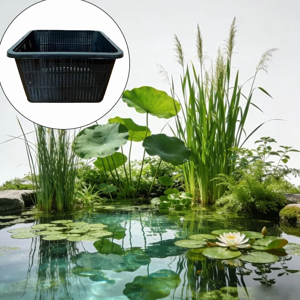 Lot de 4 paniers de plantes hydroponiques en maille pour DWC et culture drainage