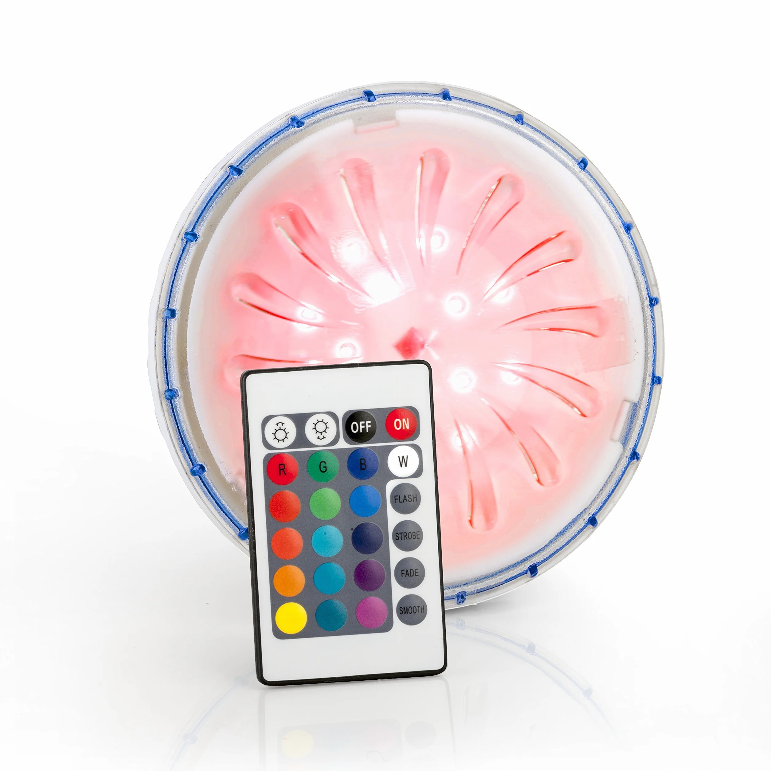 Projecteur LED de couleur pour piscines hors sol 1,8 W 15 x 15 x 3 cm Gre PLED1C
