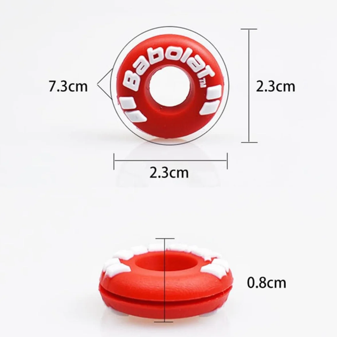 Lot de 12 Amortisseurs de Vibrations en Silicone pour Raquettes de Tennis et Badminton