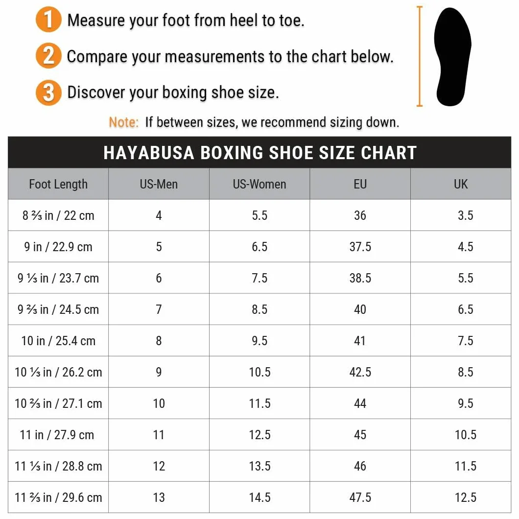Hayabusa Pro Chaussures de boxe homme femme