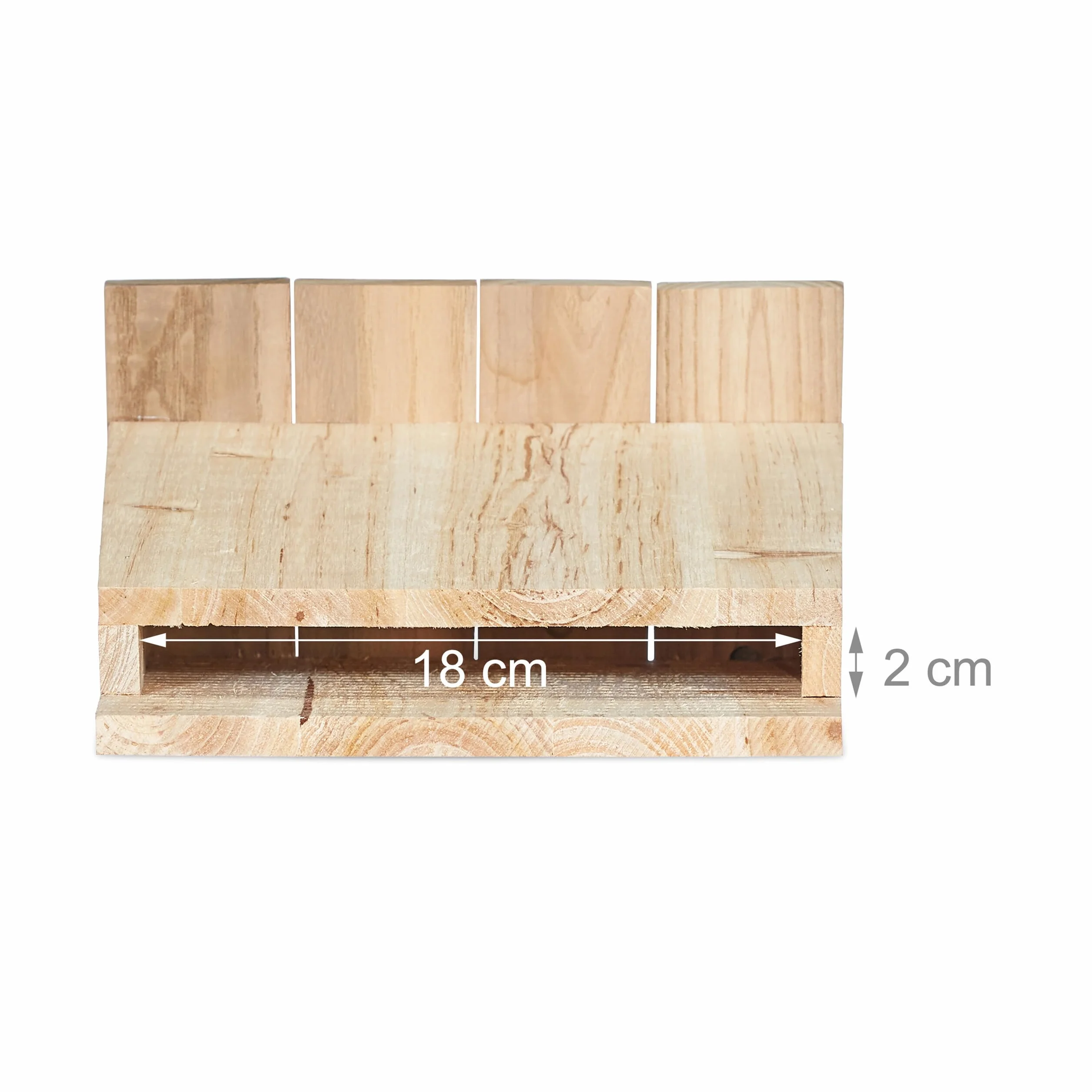 Relaxdays nichoirs à Chauves-Souris 2 pcs, résistant aux intempéries, H34 x L22,5 x P13 cm, Bois de Sapin