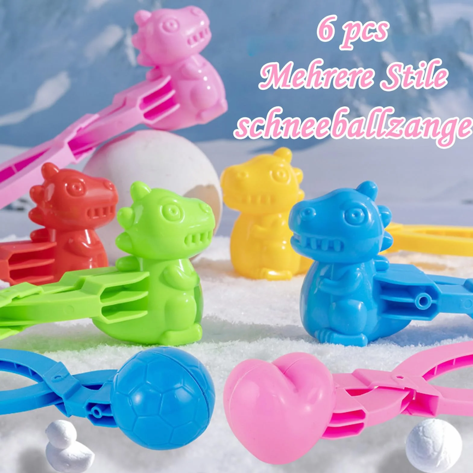 Générique Pince Boule Neige, Production Moule Boule De Neige, Pince A Boules De Neiges Nombreuses Formes, Machine à Boules De Neiges ExtéRieure pour Enfants pour Les Batailles De Boules De Neige