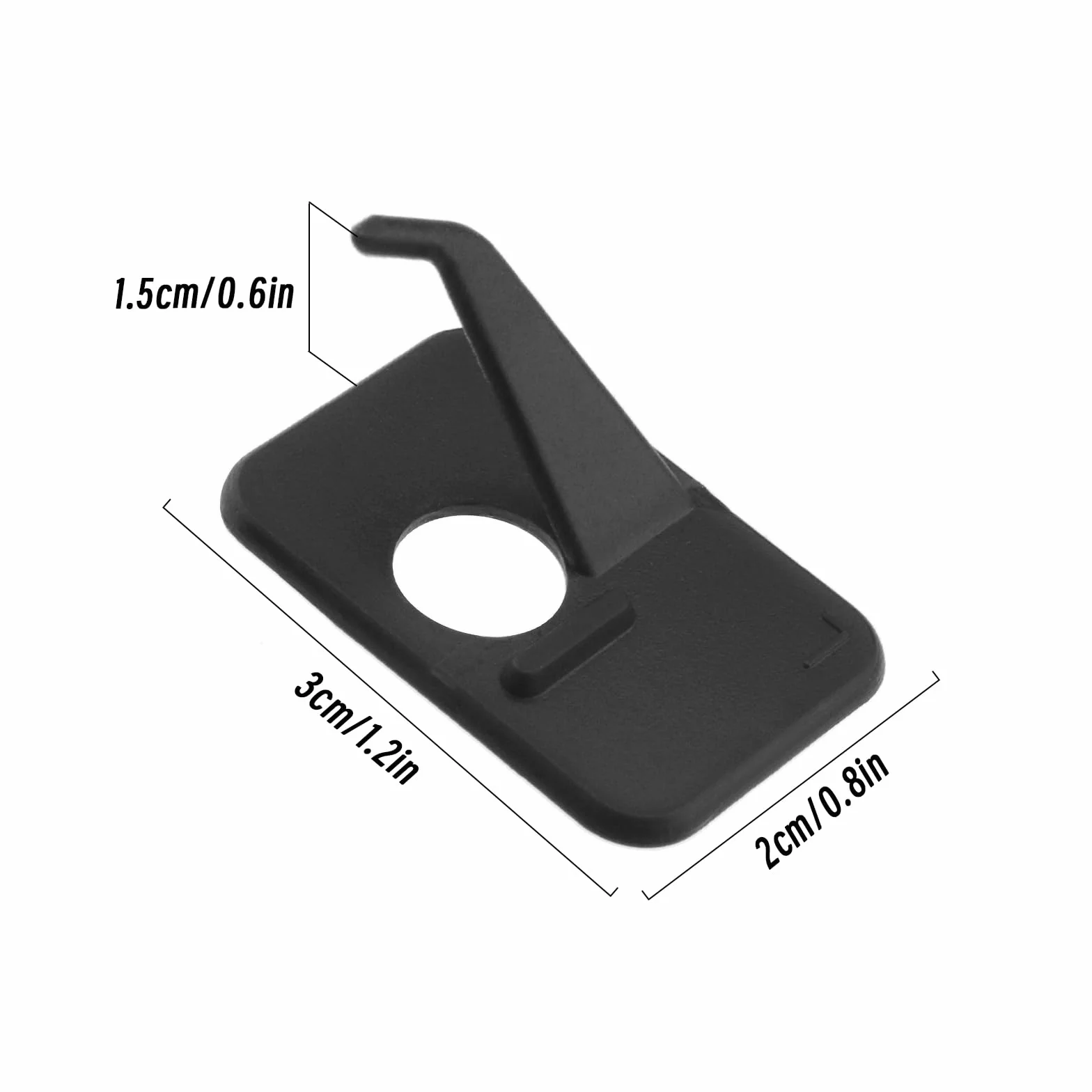 8Pcs Support Flèche Main Gauche Plastique Repose-Flèche Autoadhésif Autocollant Accessoires pour Chasse Tir Ciblage
