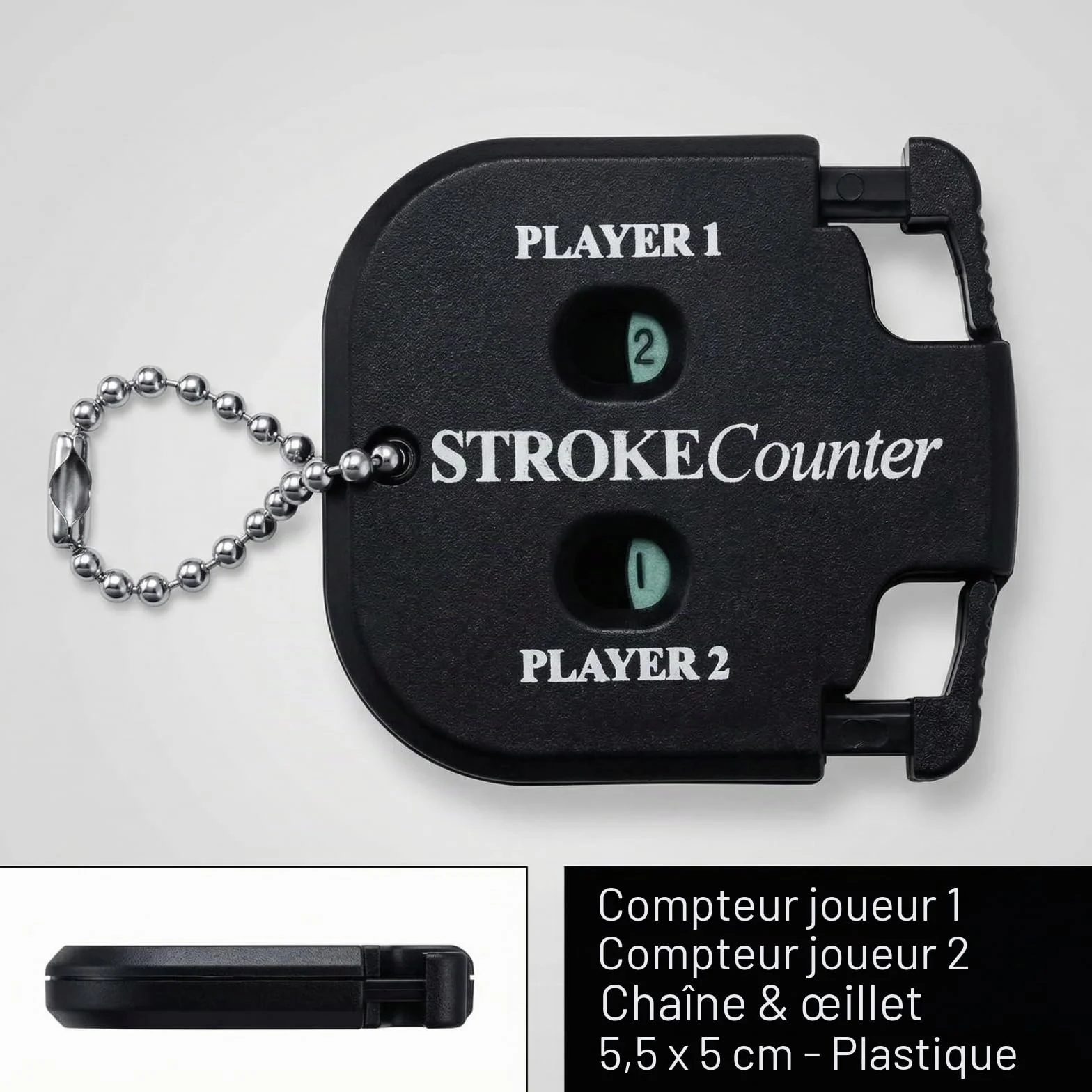 Compteur de Score de Golf 2 Joueurs Indicateur de Coups Skylety