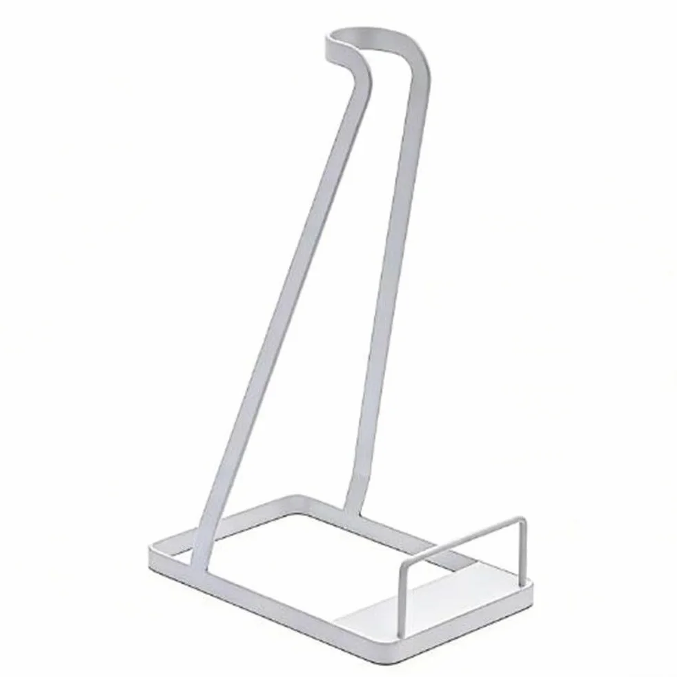 Support de rangement pour aspirateur sans perçage, base en acier au carbone, support de sol robuste compatible avec V6, V7, V8, V10, modèles sans fil, noir et blanc, utilisation dans un placard à la