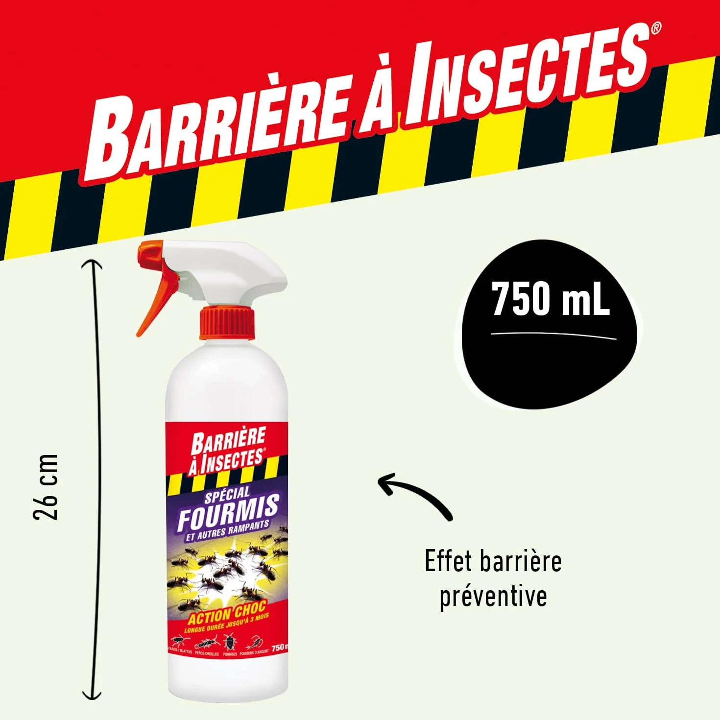 BARRIERE A INSECTES Spécial Fourmis 750 ml BARFOPRET