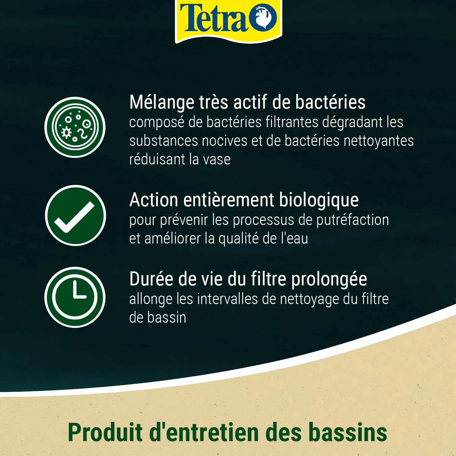 Tetra Pond FilterStart Mélange de Bactéries Filtrantes 500 ml