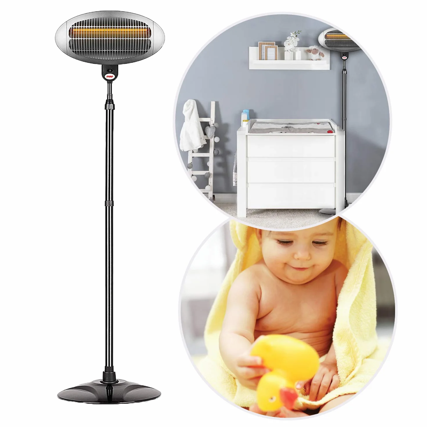 Reer Chauffage avec Support Hauteur