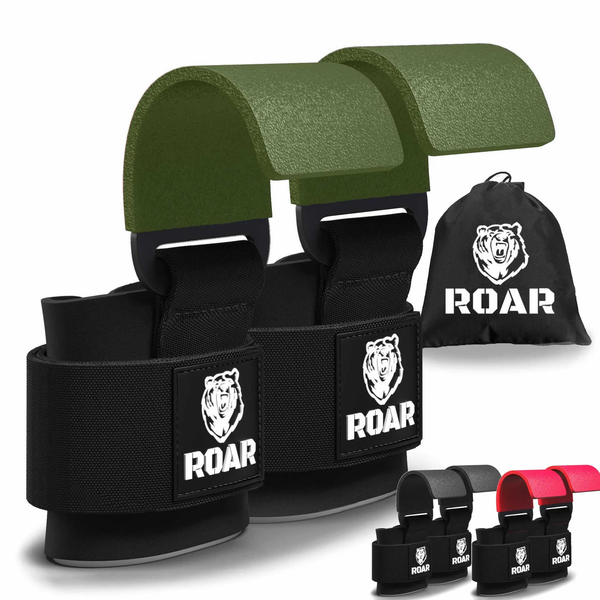 Roar® Crochet Musculation, Pull Up Mate, Crochet Sangle, Sangle Halterophilie, Crochet Musculation Poignet, Strap Crossfit, Crochet De Levage Musculation, Crochet De Musculation