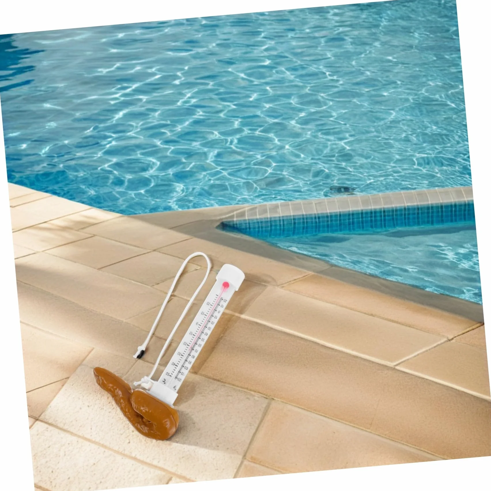 Thermomètre de Piscine Flottant avec Capteur Précis pour Spas Bains à Remous