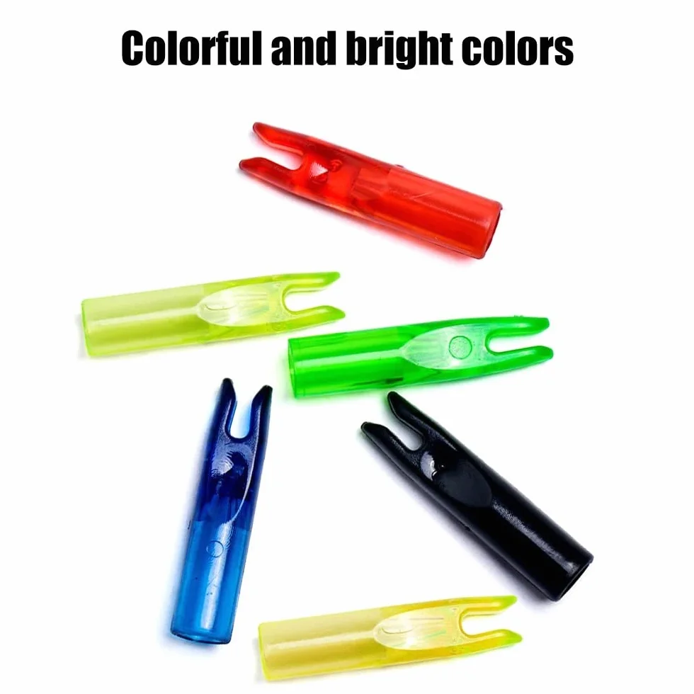 DONGKER Cames de flèche en plastique pour tir à l'arc, 6 mm, lot de 20