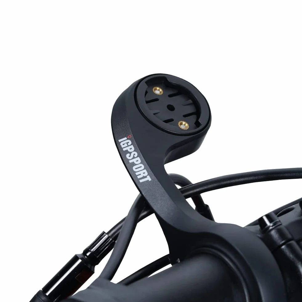 iGPSPORT Support de vélo Avant étendu Compatible avec l'ordinateur de vélo Garmin Edge 200,500,510,520,800,830,1000,1030, s'adapte au Guidon de 31,8 mm
