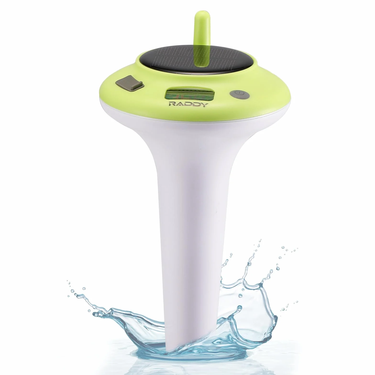 Raddy PT-5 Thermomètre piscine solaire flottant IPX8 affichage numérique