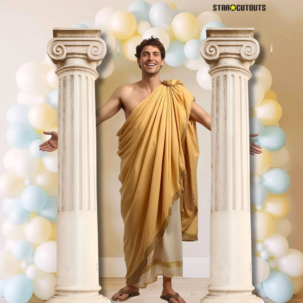Grandes découpes en Carton Motif 2 piliers Romains Grèce Antique Rome Grec Star Cutouts SC4150
