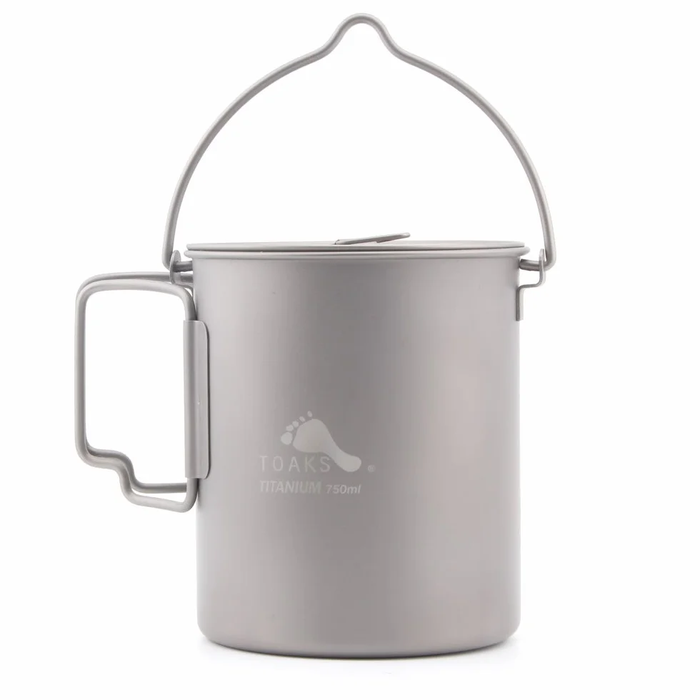 TOAKS Pot en titane de 750 ml avec anse TOAKS