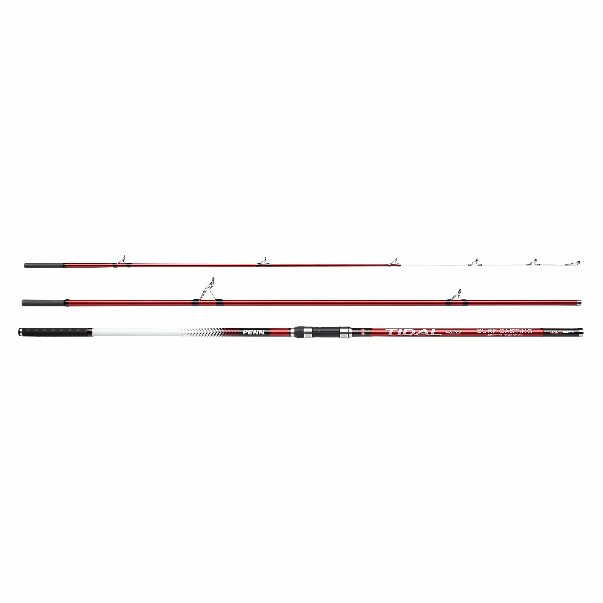 Penn Tidal Surfcasting Canne de pêche de plage 4.57m 100-300g 3 pièces