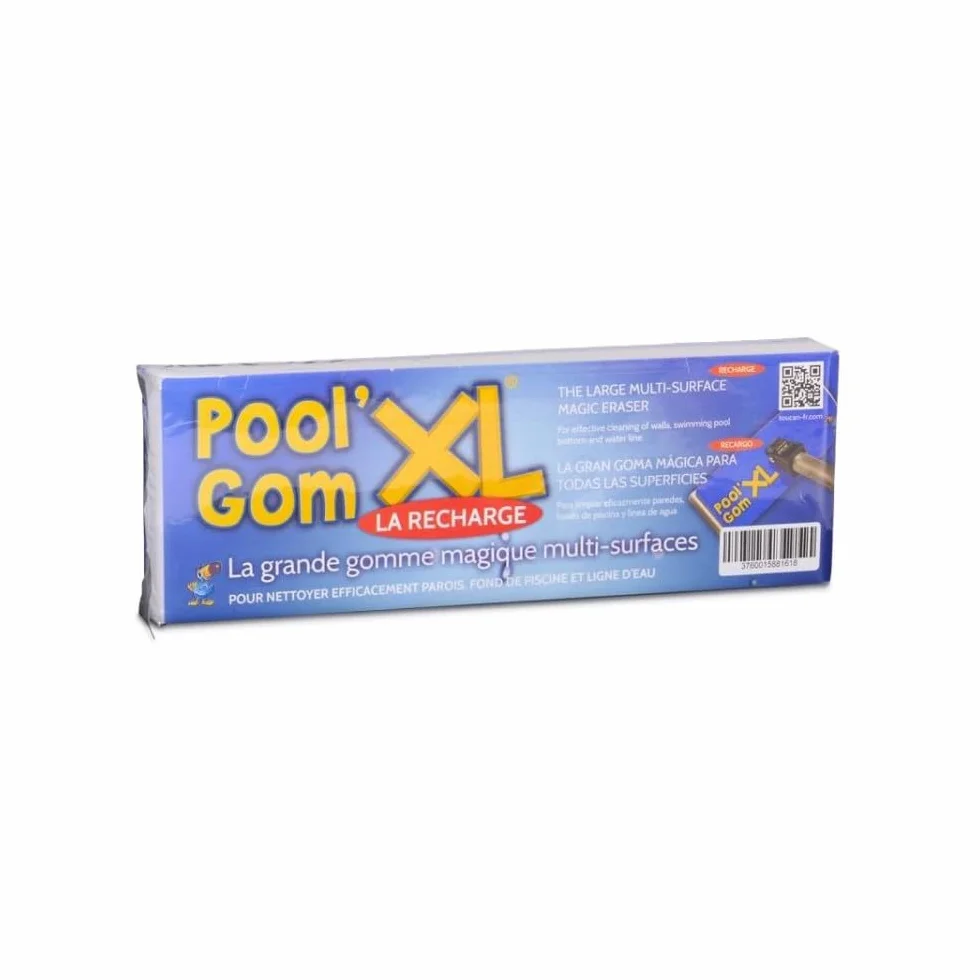 Lot de 6 recharges Pool Gom XL pour Tête de Balais TOUCAN
