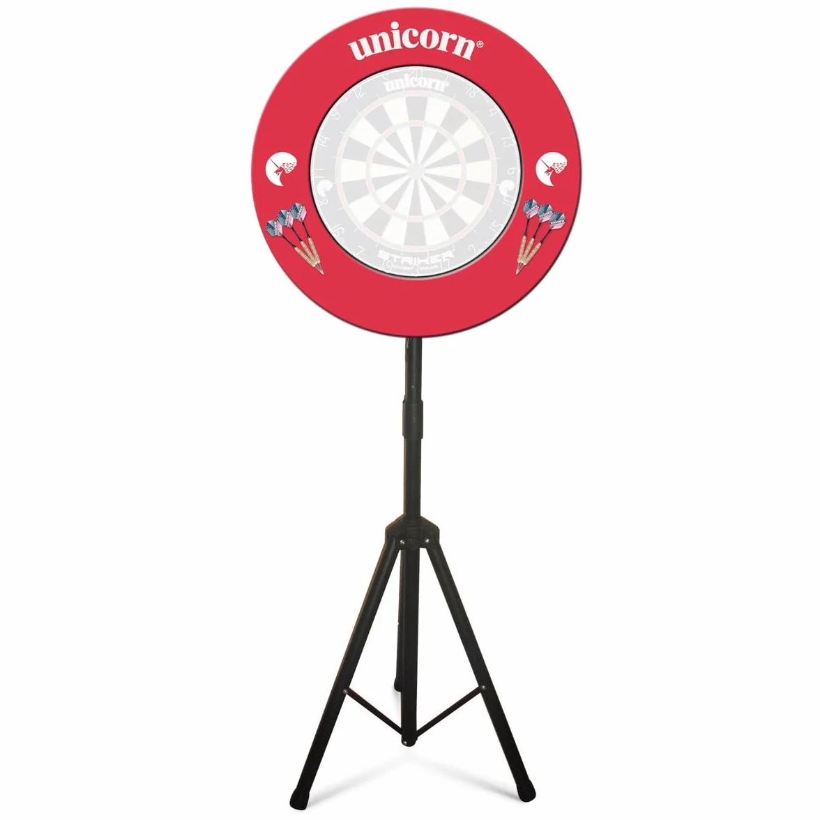 UNICORN Dartmate Support pour cible de fléchettes Trépied autonome Pliable portable