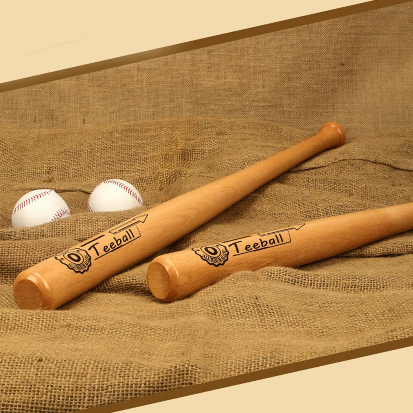 Batte de Baseball en Bois Dur pour Professionnels - Bâton pour Entraînement et Compétition avec Accessoires Professionnels
