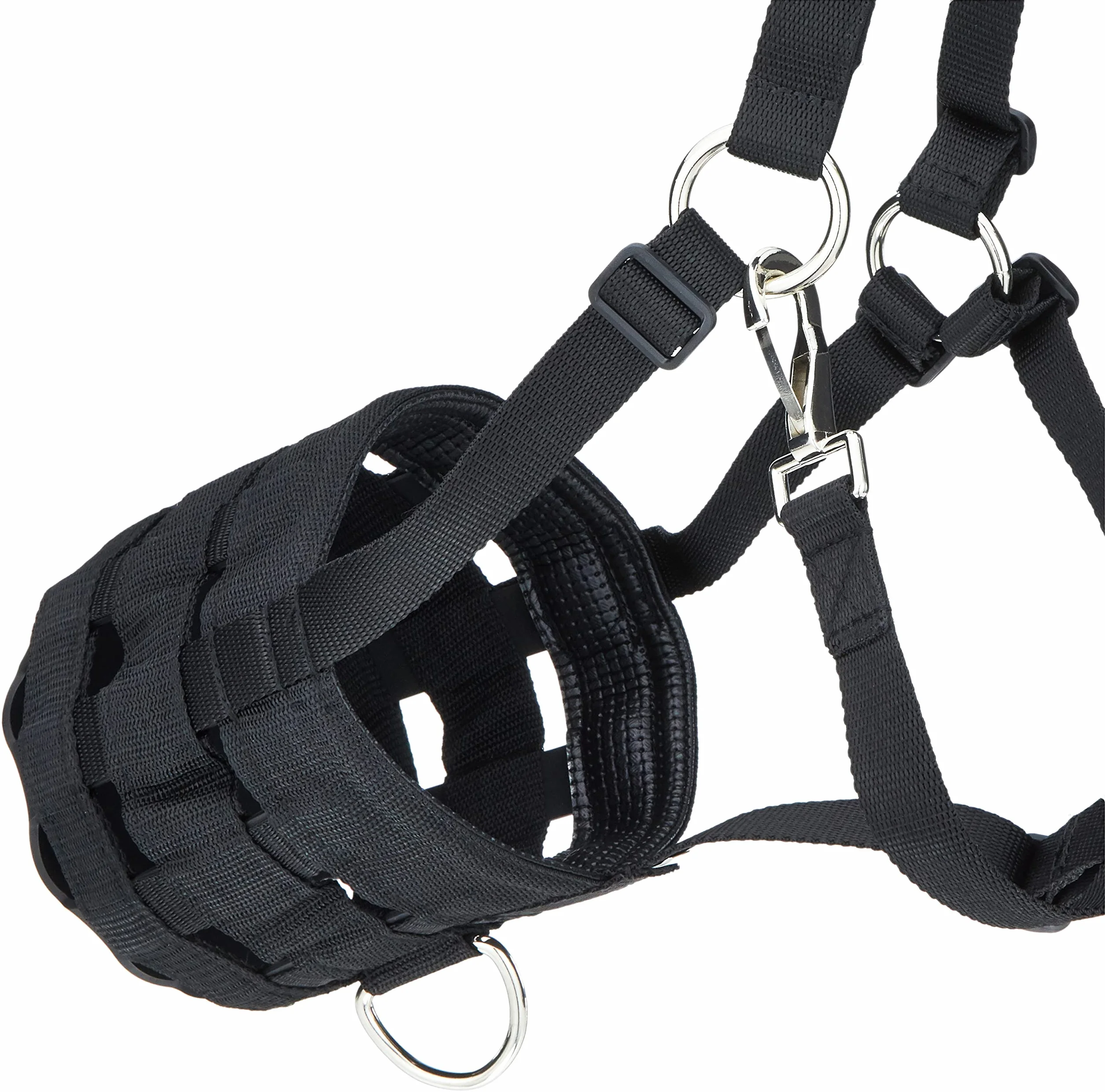 Kerbl Muselière Cheval Nylon Noir