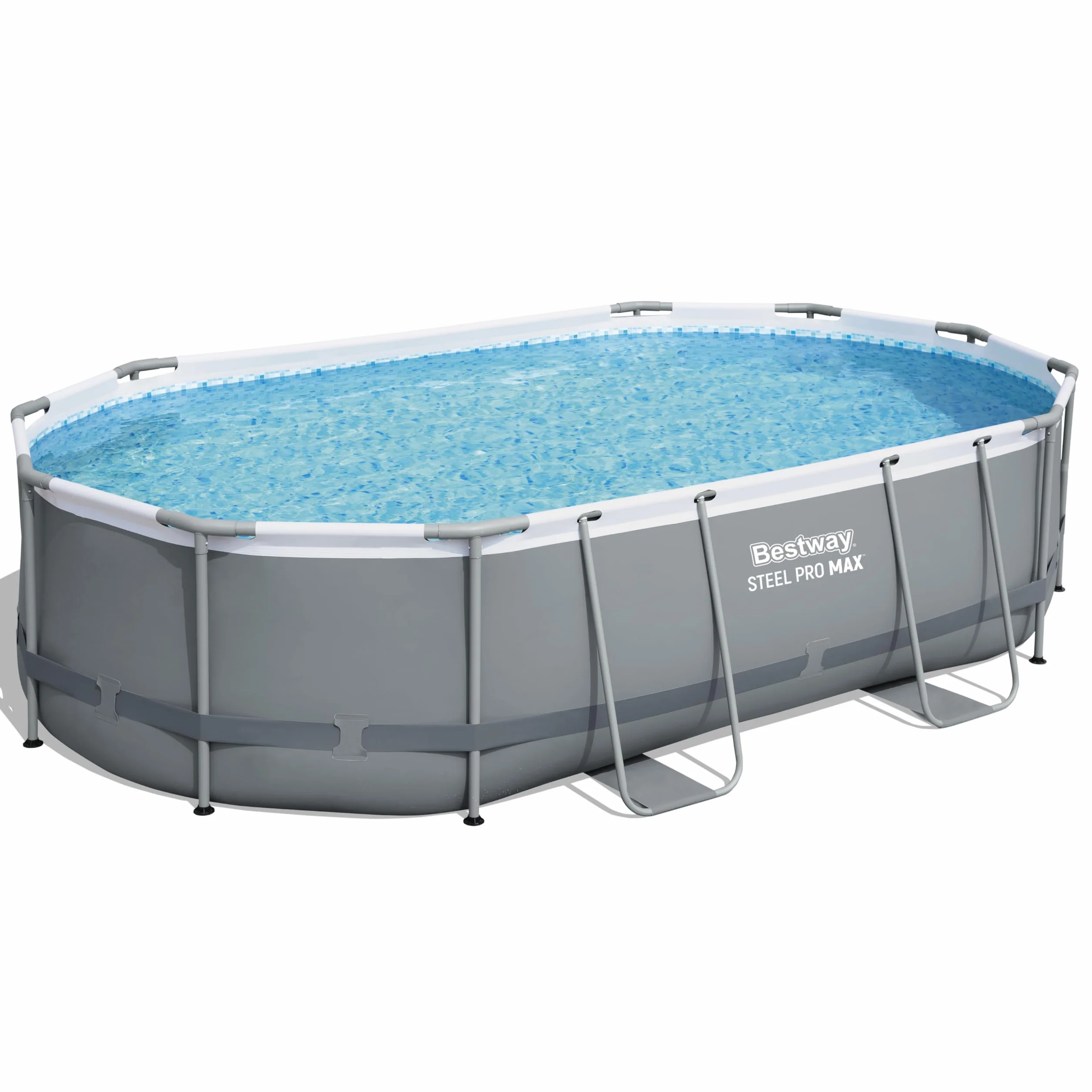 Bestway Steel Pro Max Kit Piscine Hors Sol 488 x 305 x 107 cm Gris