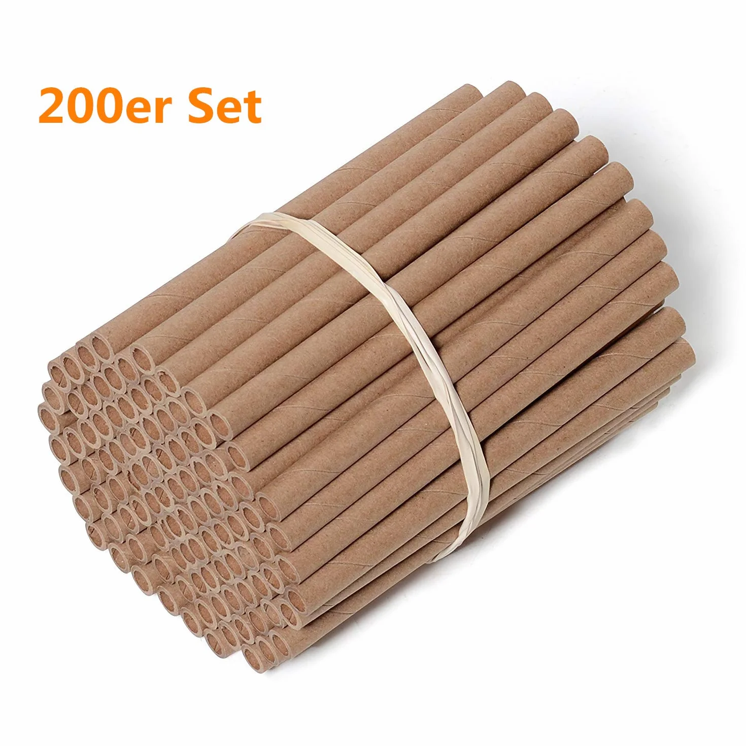 Lot de 200 tubes en carton de remplissage pour hôtel à insectes sauvages