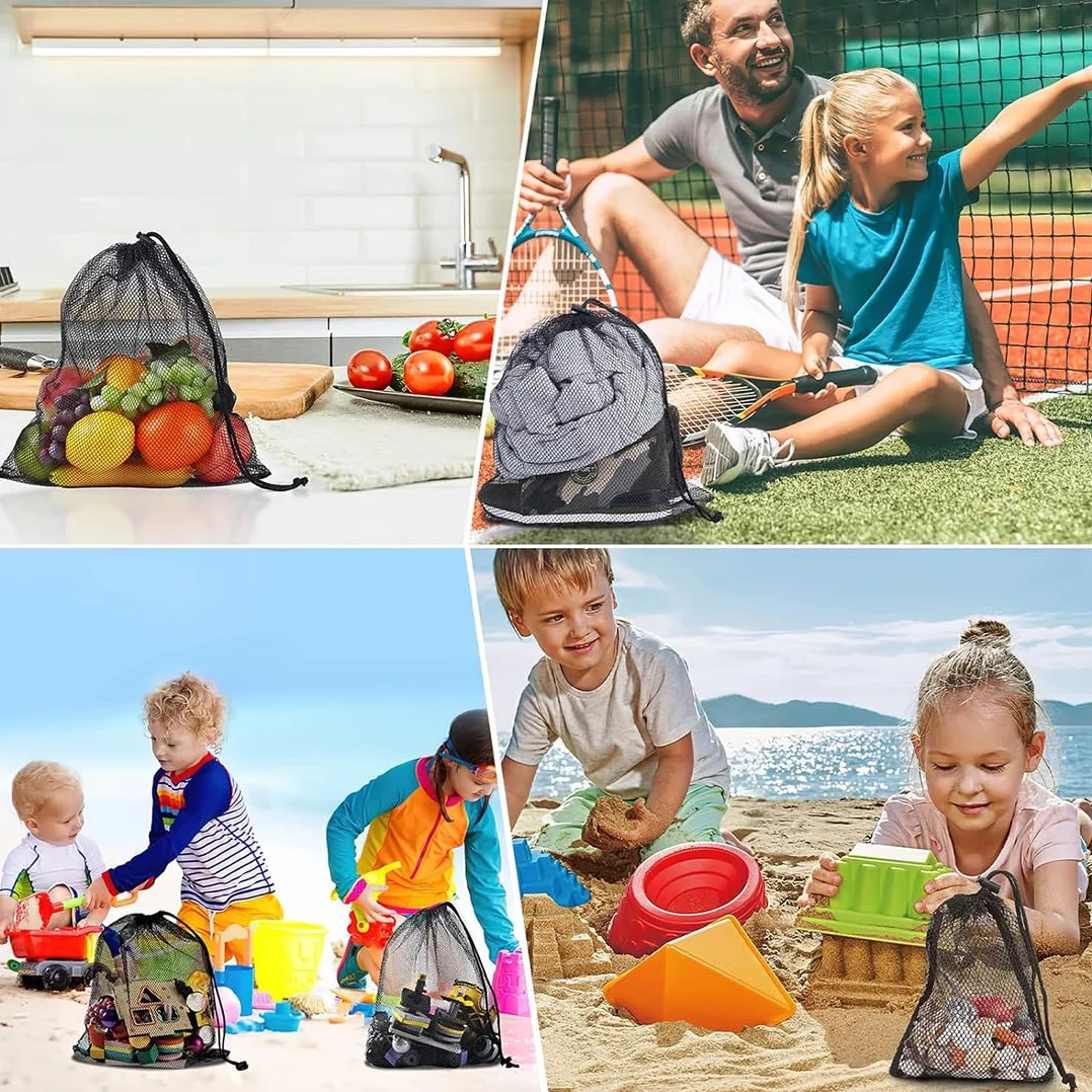 sac en filet, sac à dos en filet, sac de plage en filet, sac en nylon, sac de gym en filet, sac de rangement en filet, sac en filet, voyage camping fitness natation