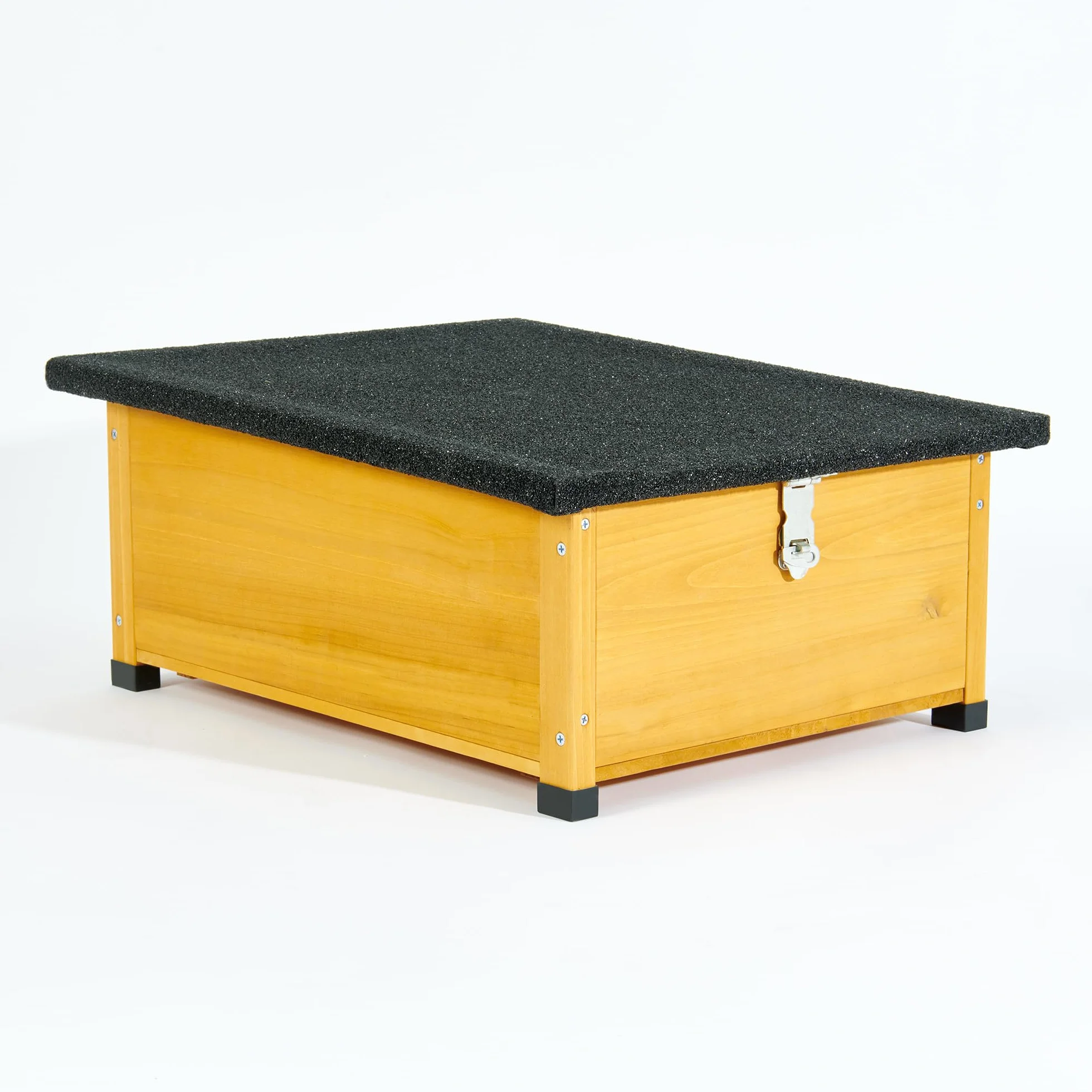 FeelGoodUK Maison hérisson abri hibernation extérieur résistant prédateurs toit feutre plancher bois gris sauge