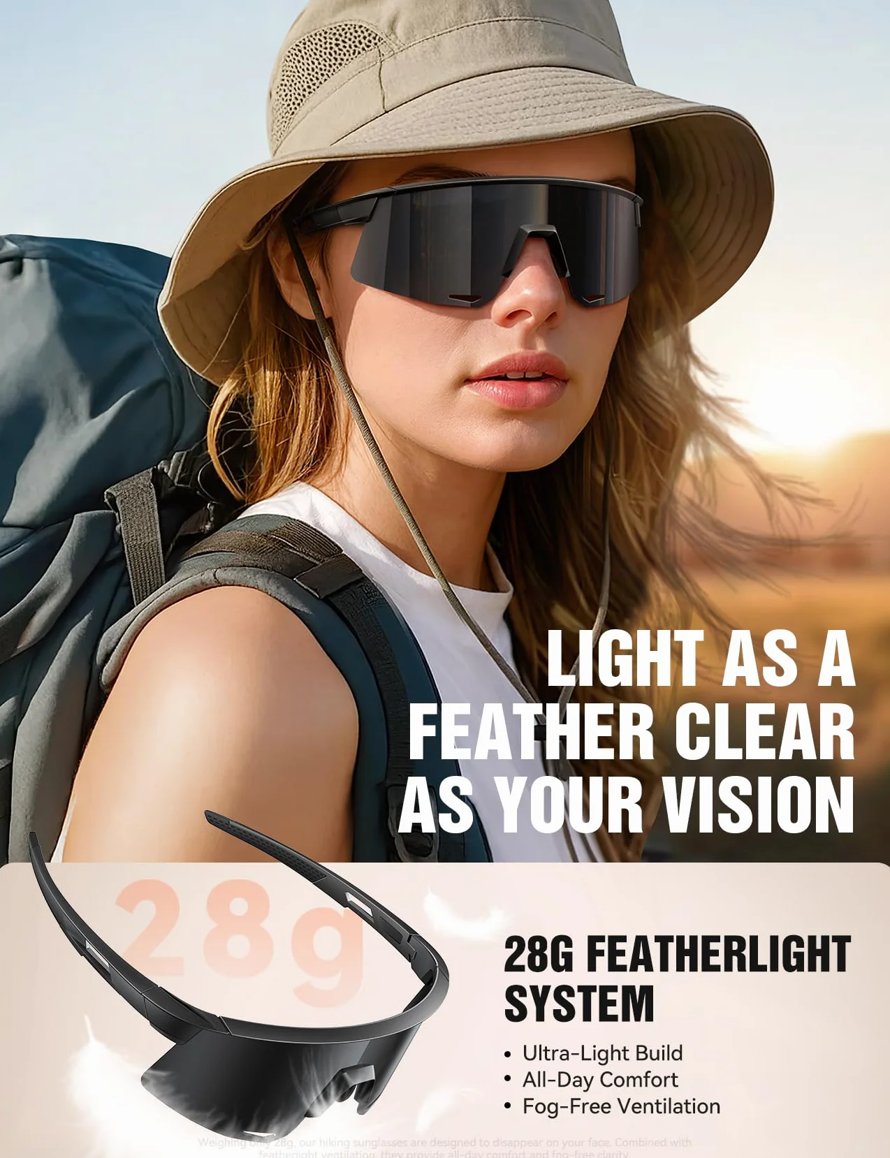 JOYROOM Lunettes de soleil de vélo pour homme et femme UV400 TR90 - Cadre flexible - Lunettes de sport rapides pour vélo, vélo électrique, course à pied, extérieur - Noir