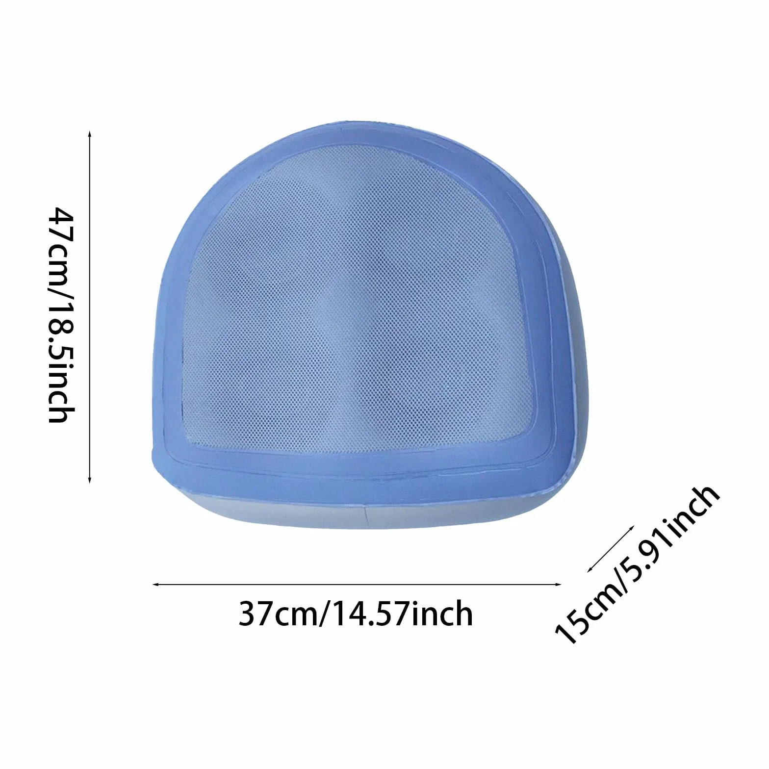 Rehausseur de Hauteur Gonflable avec Ventouses, Support de Spa, Matelas en Maille pour Baignoires