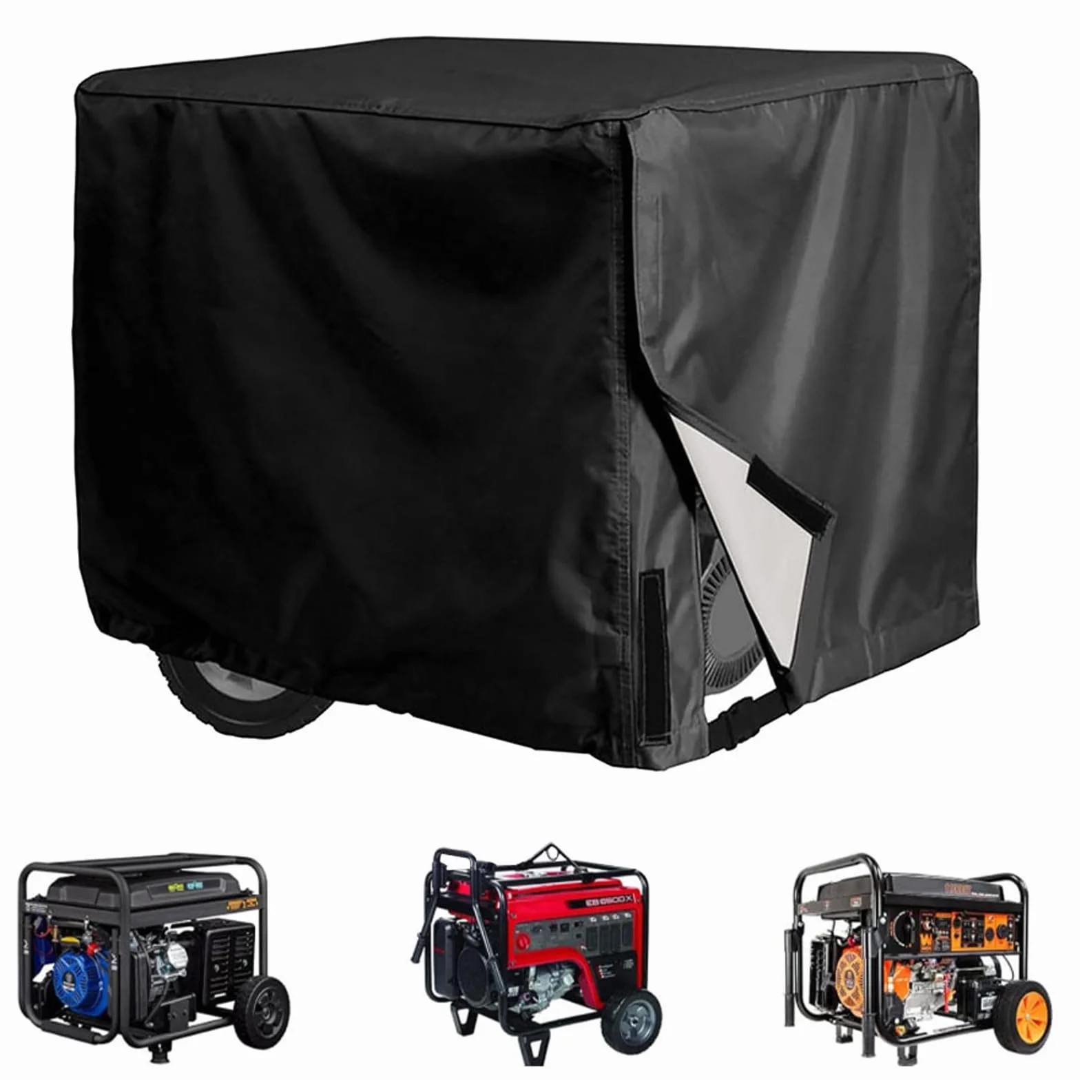 SagaSave Housse universelle pour générateur 66x51x51 cm tissu Oxford imperméable noire