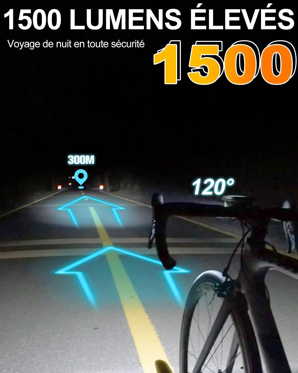 Lumiere Velo Avant Et Arriere