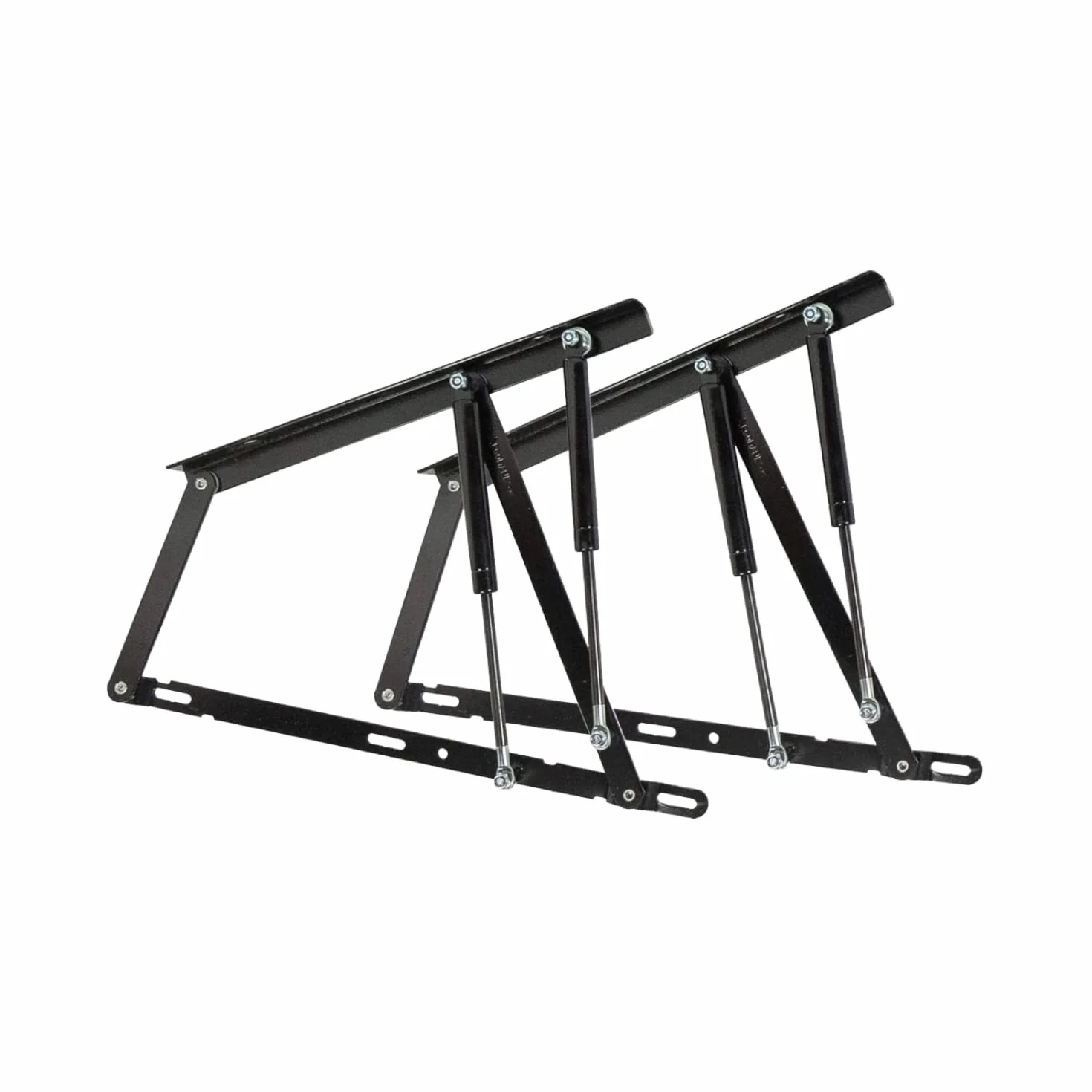 Cuens Jeu de 2 charnières à double piston pour lit coffre 180 cm avec amortisseurs