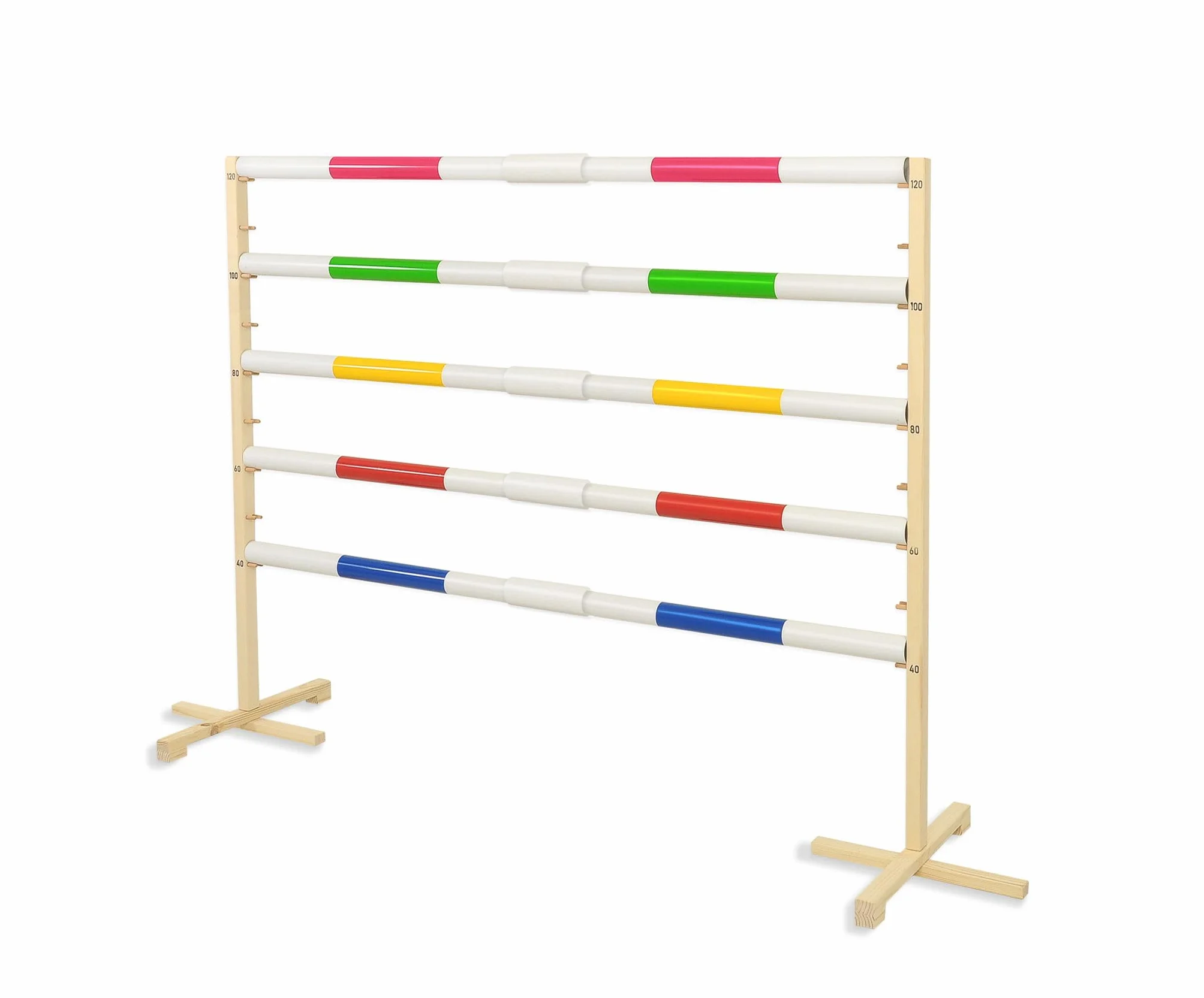 Obstacle de Saut pour Hobby Horse 160cm, h-120 cm, Faisceau 50mm - Noir