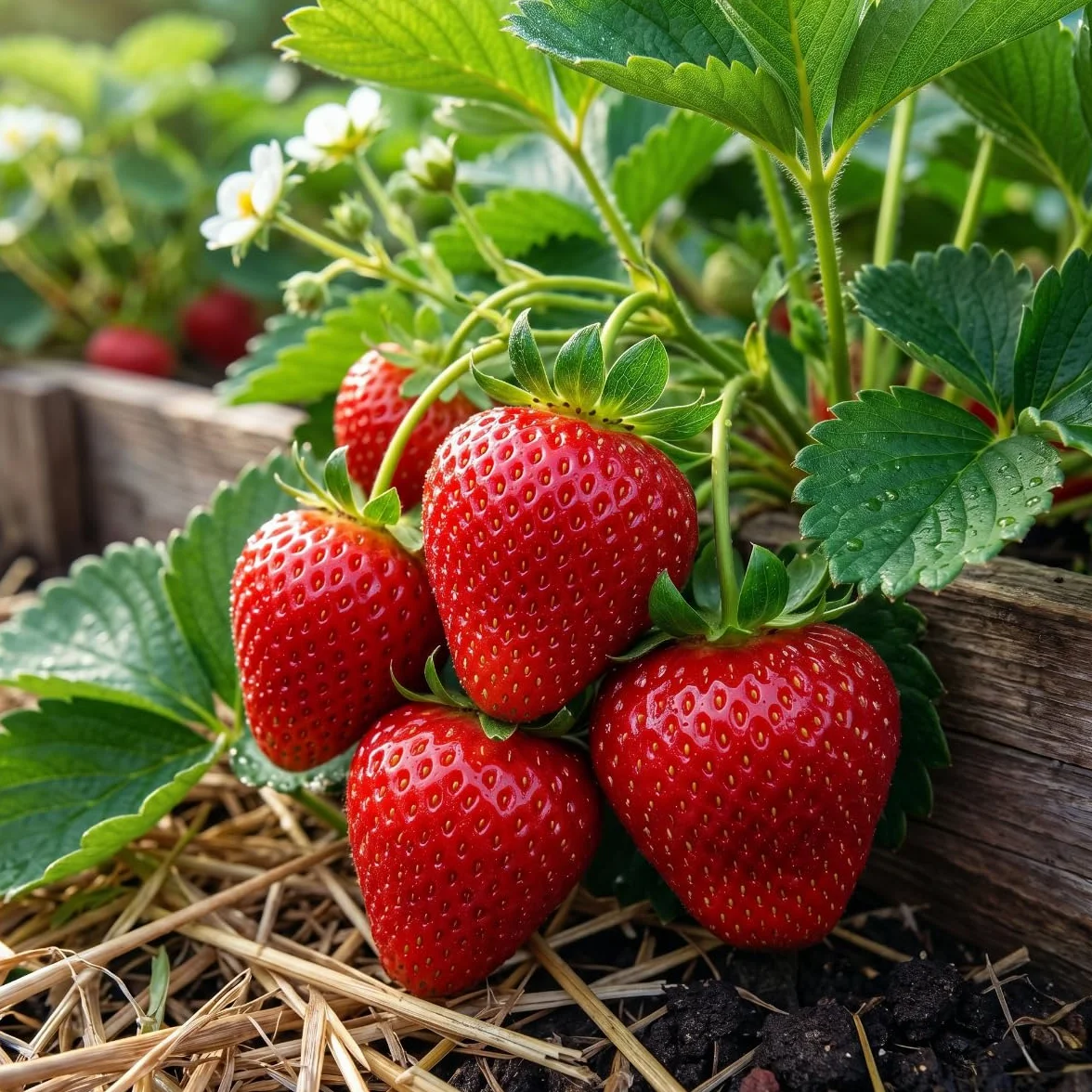 Fraise a planter Ostara - 20 plantes frigo A+ - Mélange de variétés - Fraisiers réfrigérés - Résistants au froid - Fragaria x ananassa