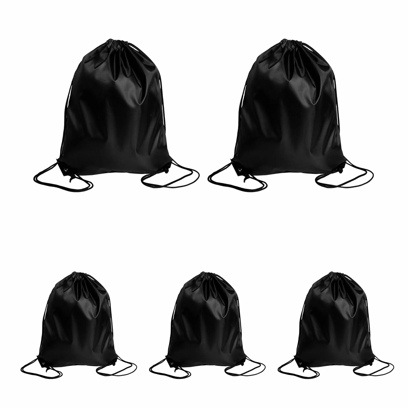 Drawstring Backpack 5 Stück 34x43 cm Fitness-Rucksack für Reisen Outdoor-Sport