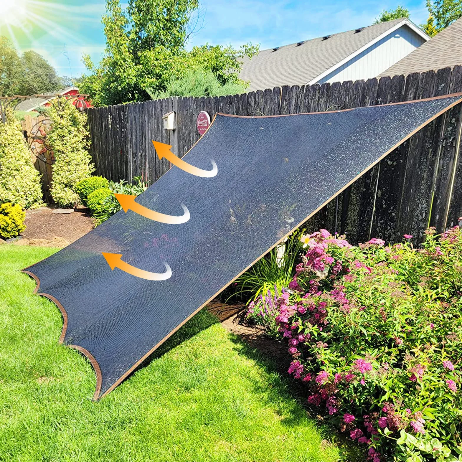 Filet D'Ombrage Extérieur UV Protection Solaire 3x4m