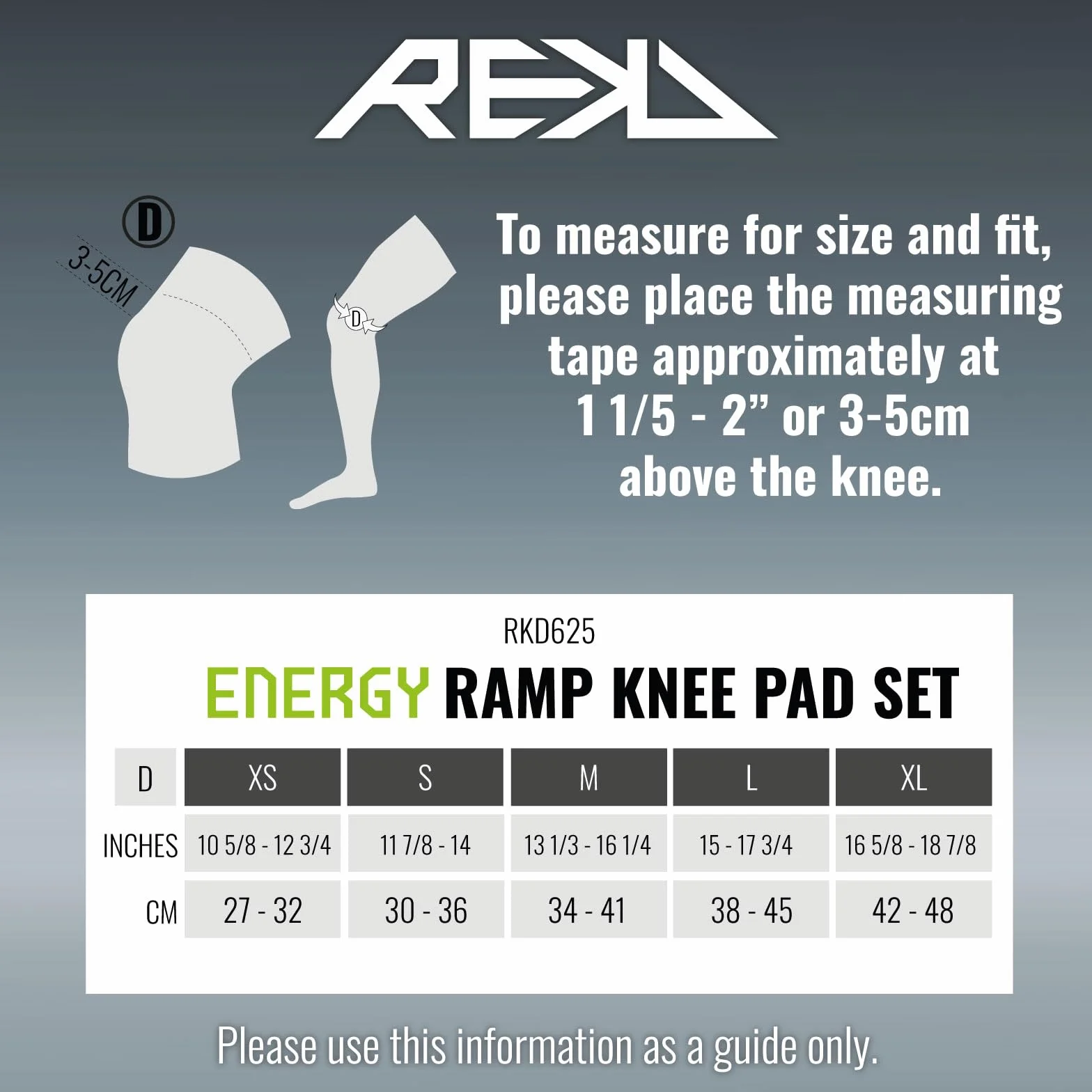 Rekd Energy Ramp Knee Pads Genouillères Mixte