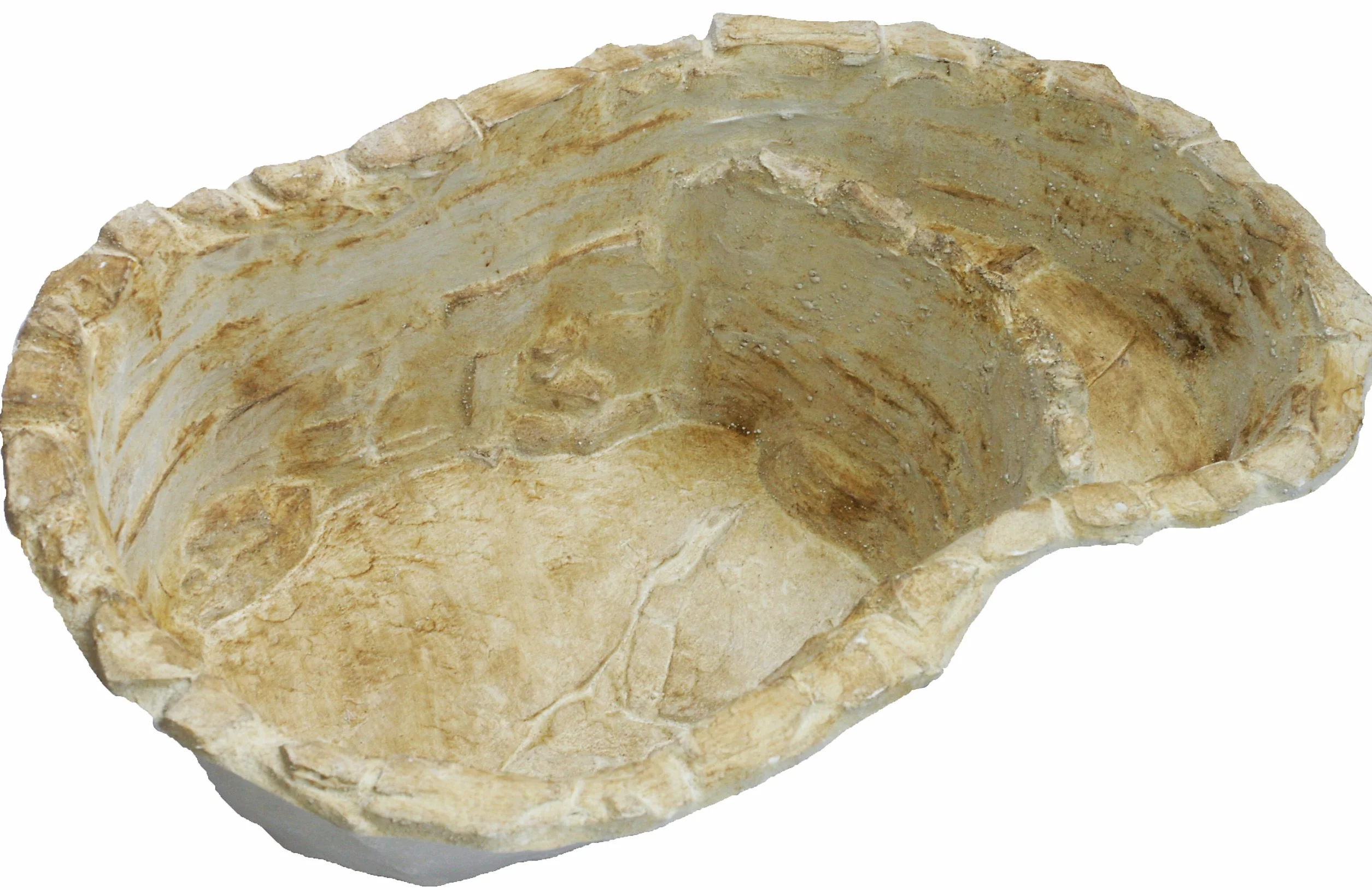 Bassin de Jardin Fulda Fels 112 x 70 x 31 cm 100 l Beige Brun