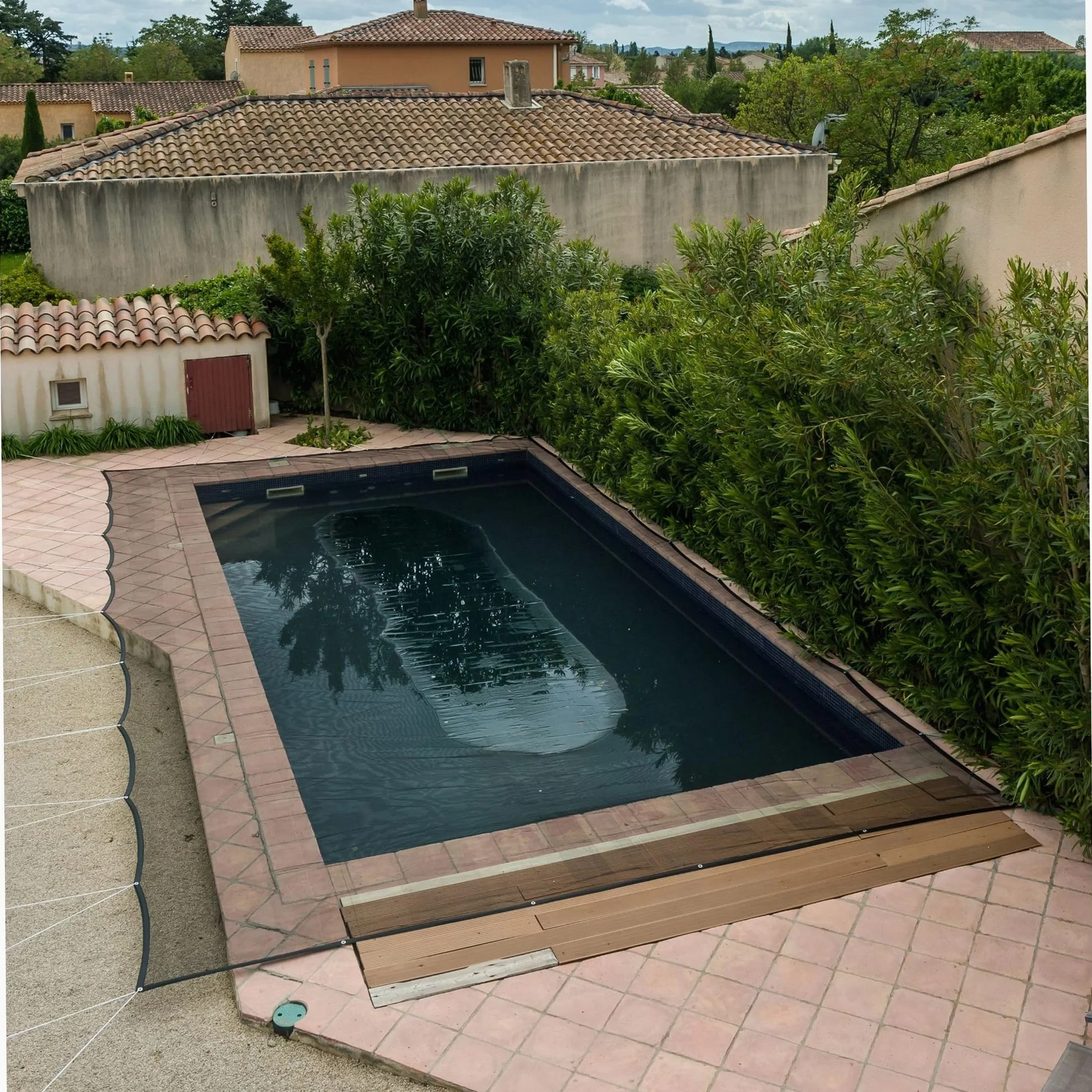 WerkaPro Filet de Protection Piscine Rectangulaire 6 x 12 m Noir